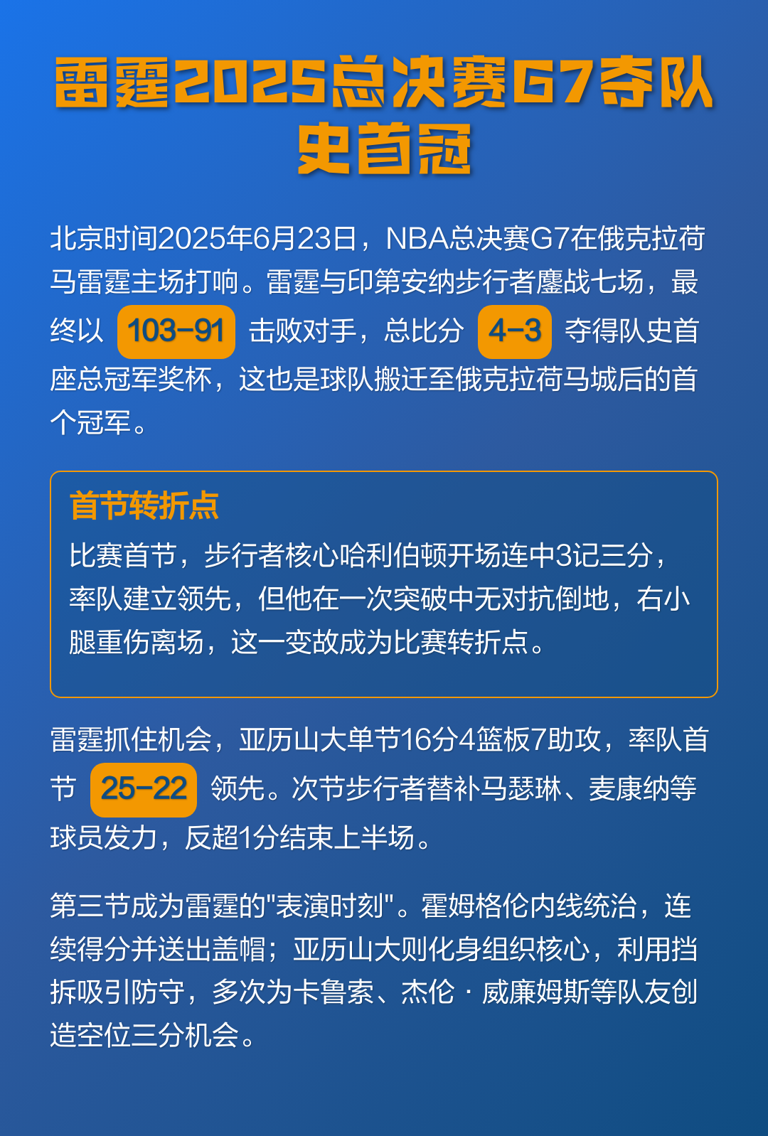kaiyun中国官方网站关于NBA总决赛赛程吃紧，俄克拉荷马雷霆今夜扳平良机，压力陡增，资深球员宣示担当的信息